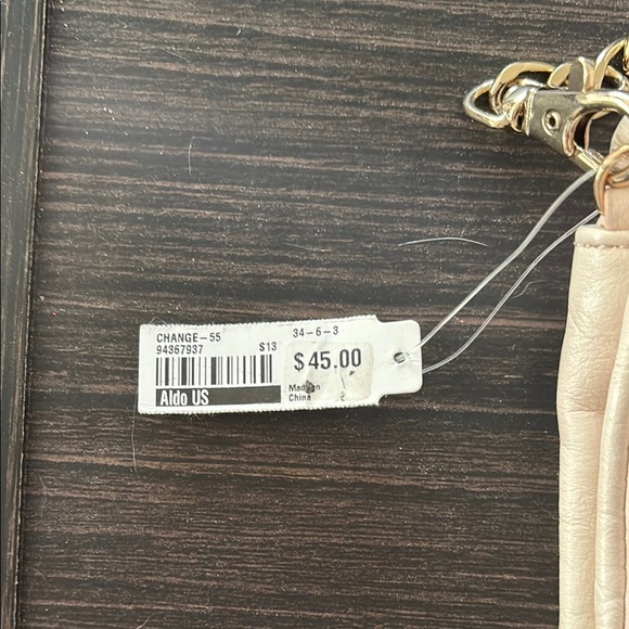 ALDO Light Pink Studded Women's Bag - Picture 2 of 8